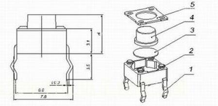 防水輕觸開關(guān)是怎么工作的？工作原理是什么?