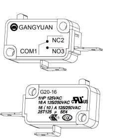 微動(dòng)開關(guān)內(nèi)部結(jié)構(gòu)