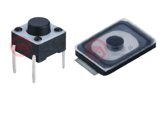 貼片式及插件式輕觸開關區(qū)別和用途--港源電子